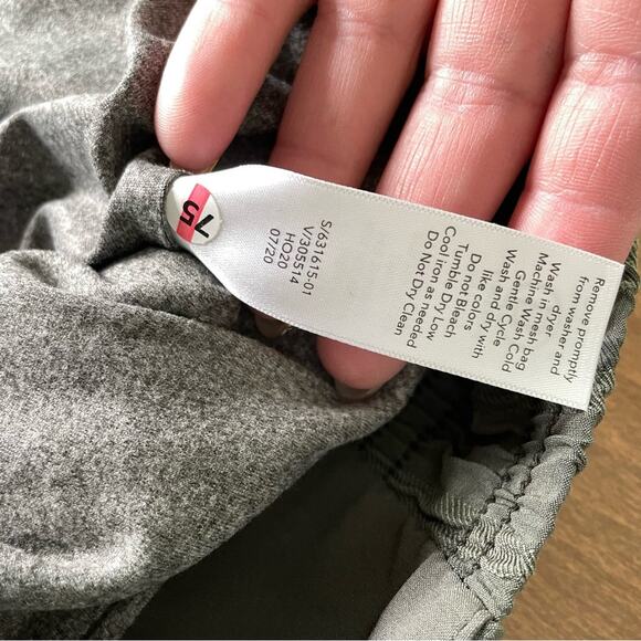 Athleta | Women’s Brooklyn Textured Lined Jogger Green Olive Camo Lux Pant 8 - Picture 8 of 13